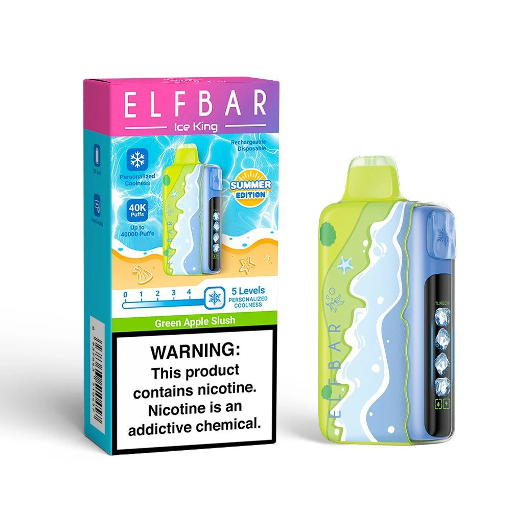 Elfbar SUMMER King Green Apple Slush