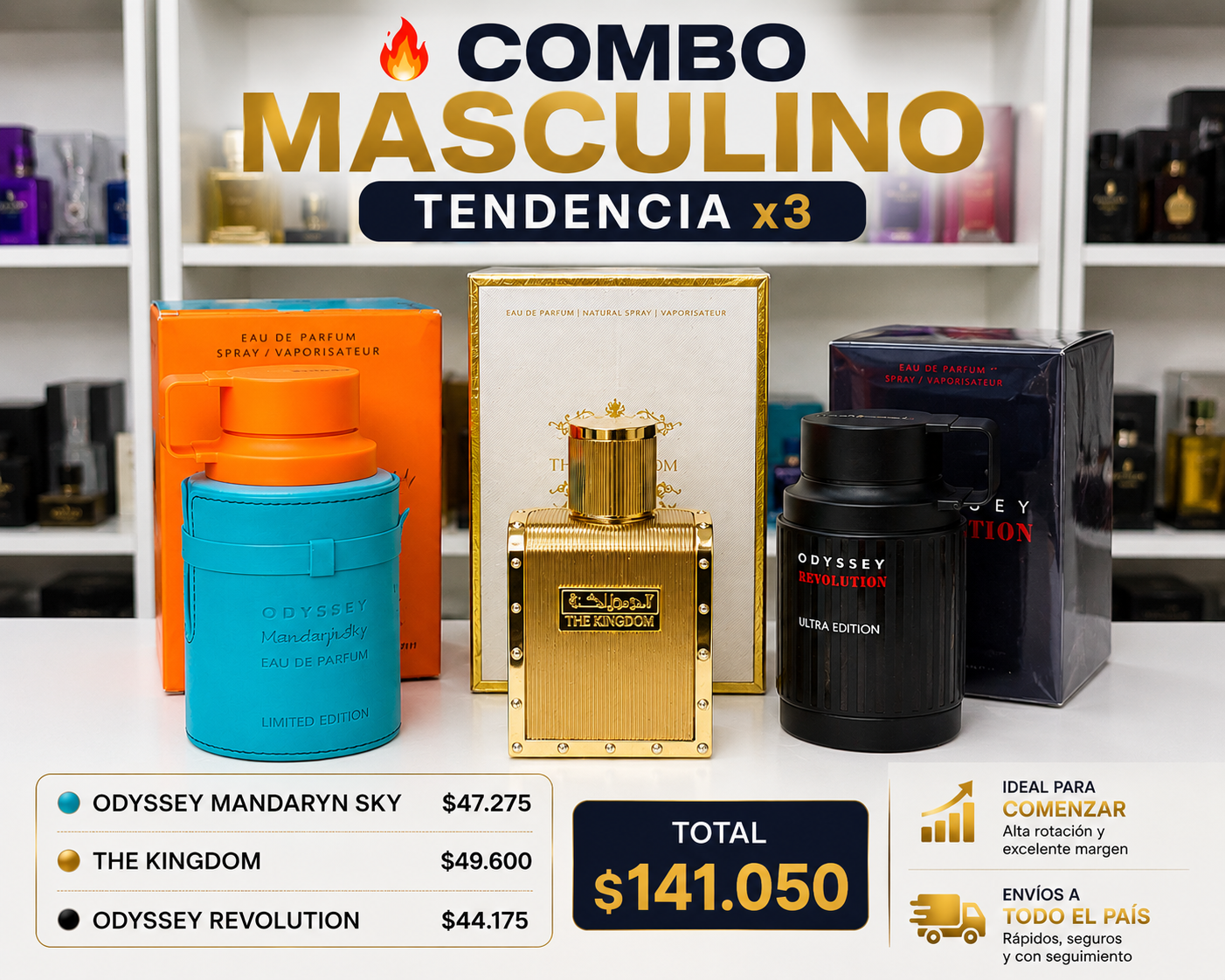🔥 Combo Masculino x3