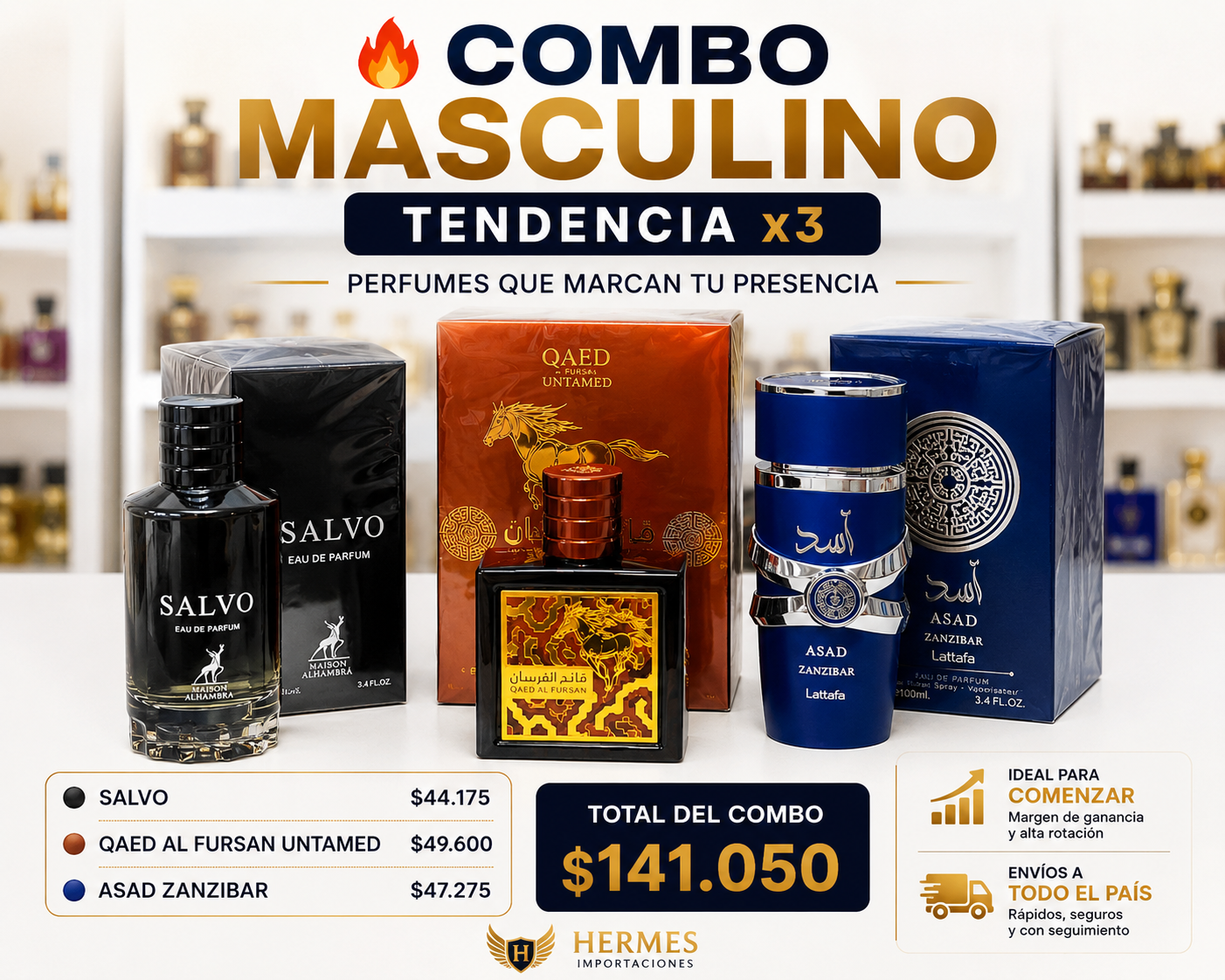 🔹 Combo Masculino Económico x3