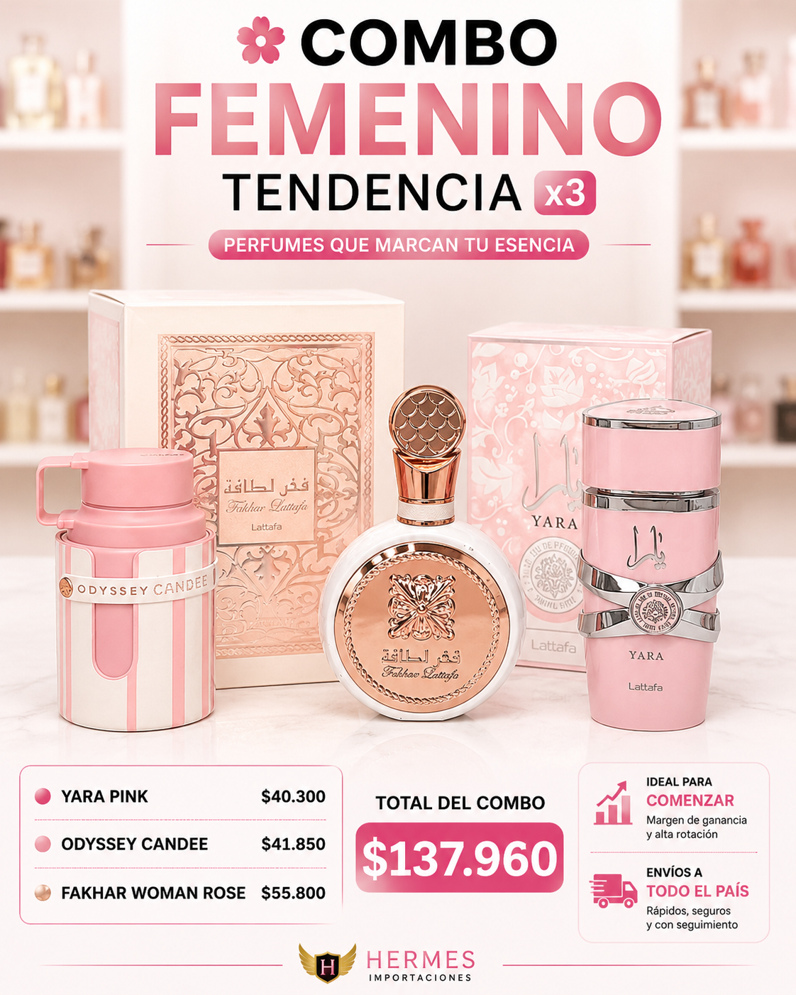 🌸 Combo Femenino x3